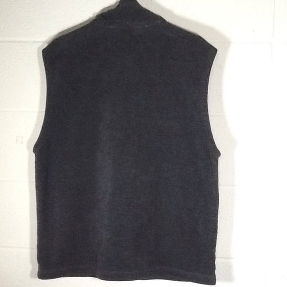 Columbia Pella Gray Fleece Vest Sz Large - Picture 6 of 8
